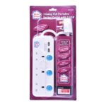HomeProud 13A Portable Socket Outlet - 3 Gang with 2 USB