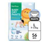 FairPrice Baby Dry Diaper Pants - L (9 - 14kg)