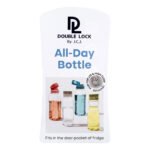 Double Lock 1.2L Water Bottle - Bright Pink - Image 3